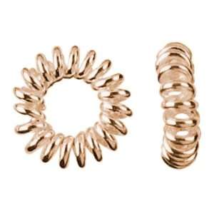  25pc 5.5mm Grooved Ring Spacer   Rose Gold Plate Arts 
