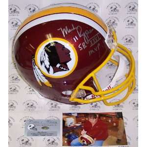  Mark Rypien   Autographed Full Size Riddell Football 