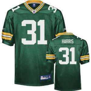 Al Harris Jersey Reebok Authentic Green #31 Green Bay Packers Jersey