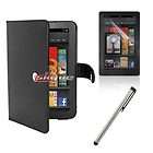 in 1 accessory travel bundle combo for  kindle fire leather 