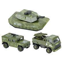 True Heroes 4.75 inch Military Vehicles 3 Pack   APC, Rocket Launcher 