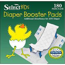 Select Kids Baby Diaper Booster Pad   180 Count   Select Kids 