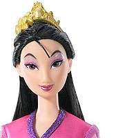 Disney Princess Sparkling Princess Mulan Doll   Mattel   