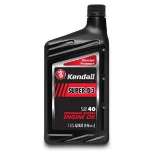 Kendall 1043392 Super D 3 SAE 40W Diesel Engine Oil   1 Quart, at 