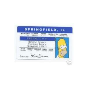  The Simpsons   Homer Simpson   Collector Card   B 