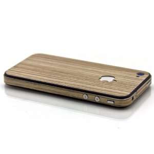   Wood Full Body Skin/Wrap for Apple iPhone 4 & iPhone 4S Cell Phones