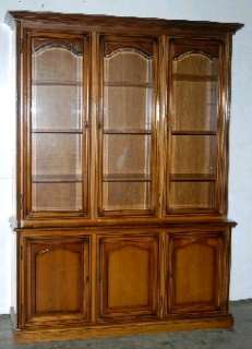 FRENCH ANTIQUE LOUIS PHILIPPE BOOKCASE CHINA CABINET  