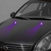   auction is a NEW PURPLE LED WINDSHIELD WASHER NOZZLES PAIR LIGHTS