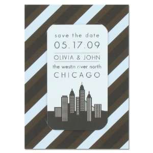  Skyline Save the Date Magnet
