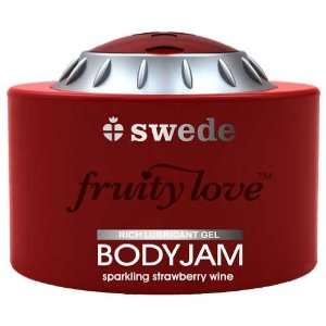  Swede Global Ab Strawberry Wine Bodyjam Lubricant 100ml 