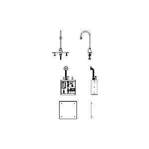 Delta 3001T3536A Single Hole Battery Operated Electronic Basin Faucet 
