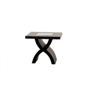  CE368BF Square End Table in Dark Walnut By Diamond Sofa 