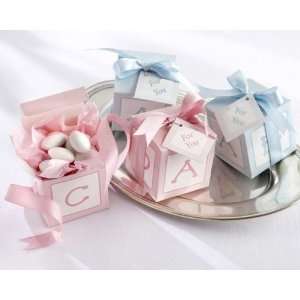   Favor Classic Baby Blocks Pink (2 sets of 24 per order) Baby Favors