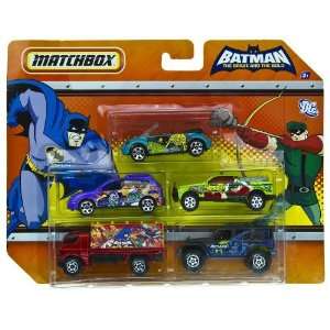  Matchbox Batman The Brave And The Bold 5 Pack Cars Toys 