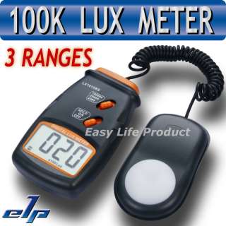 Digital Light Meter 100000 Lux Tester LCD Camera Photo  