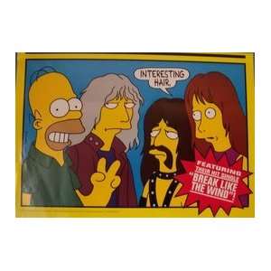  THE SIMPSONS AND SPINAL TAP (ORIGINAL PROMOTIONAL POSTER 