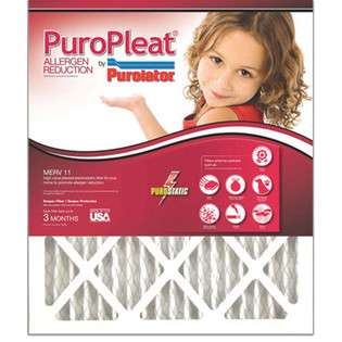   Purolator 14 x 25 MERV 11 PuroPleat Allergen Reduction Filters, 4 Pk