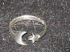 moon and star ring  