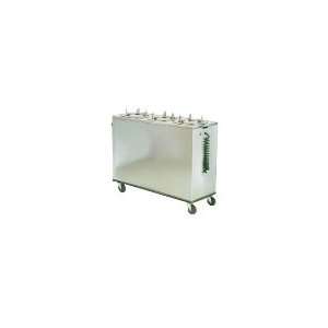  965 240   Heated Mobile Dish Dispenser w/ 3 Tubes, 9.75 in Dish 