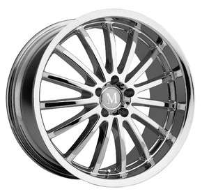   Mandrus Millenium Chrome Wheel/Rim(s) 5x112 5 112 17 8 Mercedes Benz