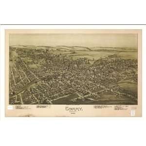  Historic Corry, Pennsylvania, c. 1895 (M) Panoramic Map 