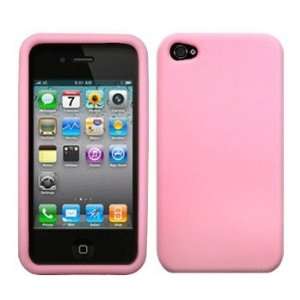 com Light Pink Premium Silicone Case / Skin / Cover for Apple iPhone 