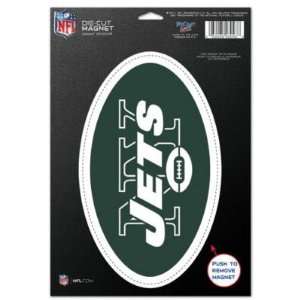  NEW YORK JETS OFFICIAL LOGO 6X9 DIE CUT MAGNET Sports 