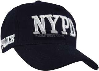 Navy Blue NYPD Police Genuine Low Profile Mesh Adjustable Cap (Item 