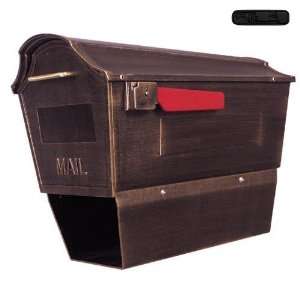  Town Square STB 2007 BLK Town Square Curbside Mailbox with 