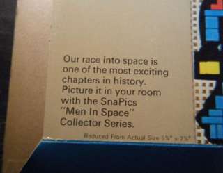 VINTAGE 1968, TUPPERWARE SNAPICS,MEN IN SPACE,#210  
