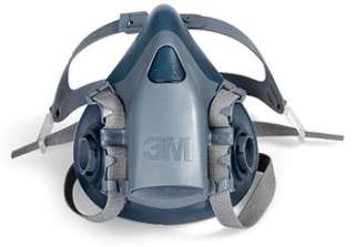3M 7501 Small Respirator Half Facepiece Breathing Mask  