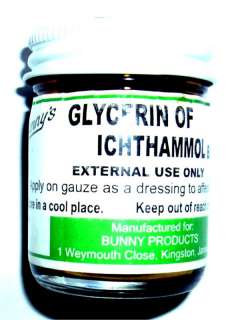 BUNNYS GLYCEROL OF ICHTHAMMOL (G&I)   BLACK OINTMENT  