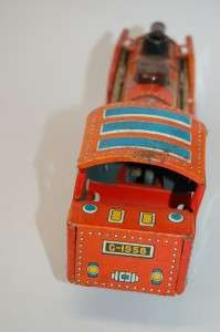Tin Toy Vintage FRICTION Railroad train Locomotive ALPS  