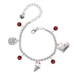   Cone with Cherry Love & Luck Charm Bracelet with Siam S Jewelry