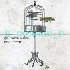 ZOE Musica De Fondo / MTV Unplugged (2011) CD+DVD RARE  