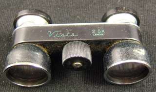 Vintage VISTA 2.5 Opera Glasses with Case Made in Japan  