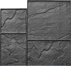 MagnumCrete Large Ashlar Slate Rigid B Concrete Stamp  