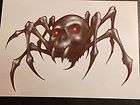 ONE MEAN LOOKI​NG RED EYED SPIDER TEMPORARY TATTOO 21086