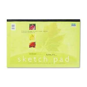   Art Street Sketch Pad, 18 x 12, White, 50 Sheets/Pad
