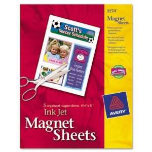  Avery Personal Creations Inkjet Magnet Sheets AVE3270 