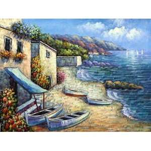  Fine Oil Painting, Mediterranean MED115 24x36