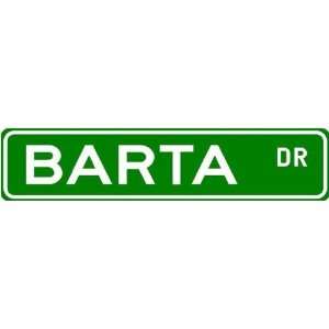 BARTA Street Name Sign ~ Family Lastname Sign ~ Gameroom, Basement 