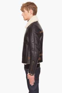 Alexander McQueen shearling coat for men  