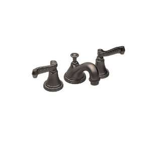   816 Low Spout Widespread Lavatory Set with Lever Handles, Old Bronze