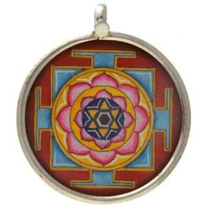  Yantra Pendant   Sterling Silver 