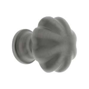 Colonial Revival Cabinet Knob   1 1/4 Diameter in Antique Pewter.
