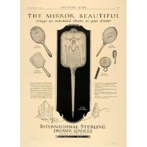   Ad International Sterling Dresser Mirror Brush   Original Print Ad