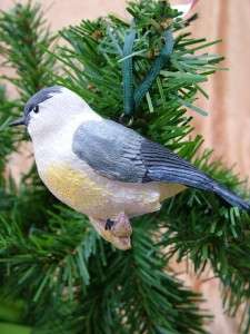 New Chickadee Bird Watching Christmas Tree Ornament  