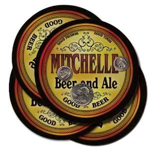  Mitchelle Beer and Ale Coaster Set