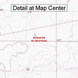   Map   Kimball SW, Nebraska (Folded/Waterproof)
